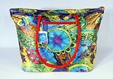 Jumbo Star Wheel Fish Beach Bag 21.5 x 16 x 7