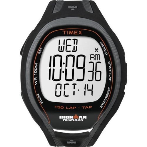 Timex T5K253 Men's IRONMAN 150-Lap TAP Screen Sleek Watch