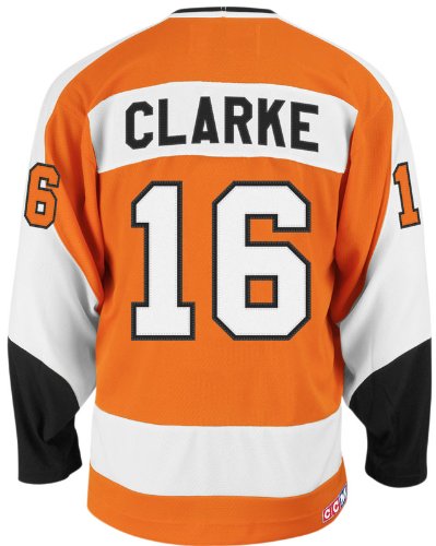 Ccm Philadelphia Flyers Bobby Clarke Team Classic Vintage Jersey Small