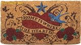 Home Is Where the Heart Is Coir Doormat, Door Mat