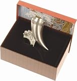Royal Pewter: Viking Drinking Horn Aquavit Glass
