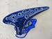 12 Holes Paragon Dark Blue Ocarina Ceramic Soprano C Key - Easy to play. Good for beginners