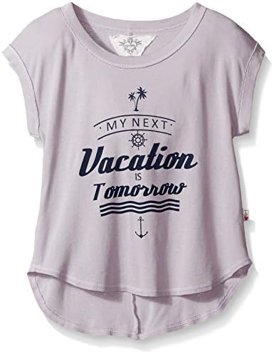 T2Love Girls' Vacation Tomorrow Loose Fit Muscle Top