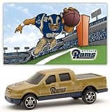 St. Louis Rams 2007 Upper Deck Collectibles NFL Ford F-150 Pickup Truck with Sticker