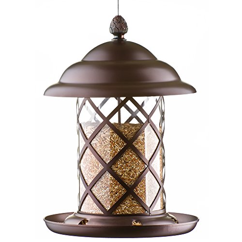 Bird Feeder Copper Colored From Chirpychirp Bird Feeders Metal