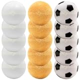 5 White, 5 Yellow, 5 Soccer Foosballs