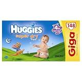 from Huggies Huggies Super-Dry Nappies Size 4+ Giga Box of 148 Nappies (Model 2999296)