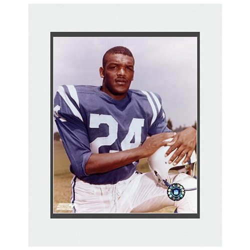 Photo File Baltimore Colts Lenny Moore Matted Photo