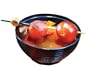 Rosseto Liteware Party Dishes Set of 50 Boli Style Bowls, Black