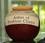 Tumbleweed 'Ashes of Problem Clients' Ceramic Money Jar with Lid