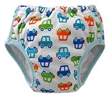 (チャックル) chuckle *シャレトレ*お着替えラクラク!6層両開きトレーニングパンツ【こだわりの日本製】 サックス90cm 6617-90-30