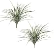 TWO 36" Artificial Long Grass Bushes