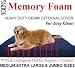Pet Supplies : Extra Large 4" Thick Orthopedic Grade 100% Memory Foam Pad Pet Bed for Large Dog