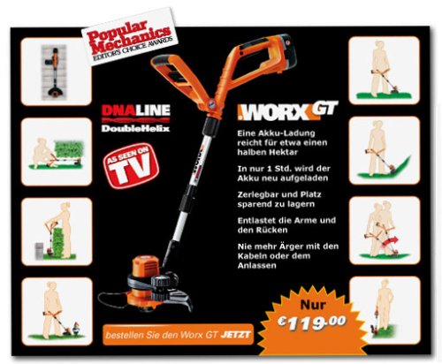 Worx GT Rasenkantentrimmer