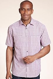 Soft Touch Short Sleeve Mini Checked Shirt