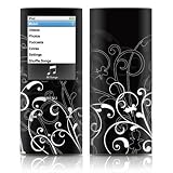 B&W Fleur Design Protective Decal Skin Sticker for Apple iPod nano 4G (4th Generation) Player
