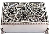 Gothic Pewter Card Box Alchemy Arcana - Tarot or Cards