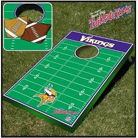 Click here to buy Minnesota Vikings Football Bean Bag Toss Game by Tailgate Toss.