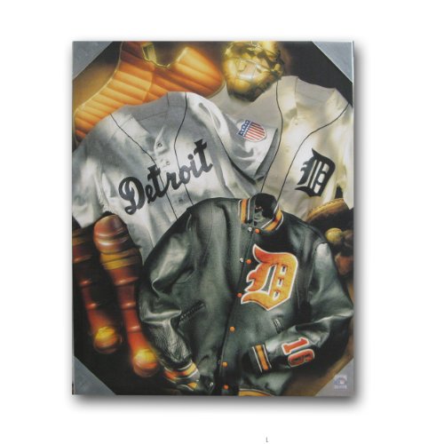 MLB Detroit Tigers 22x28 Printed Artwork - Vintage Tigers Collage