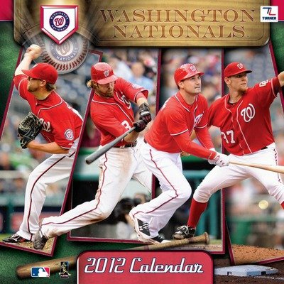 MLB Washington Nationals 2012 Wall Calendar