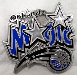 Orlando Magic Enamel Belt Buckle, NBA Basketball Buckle