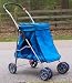 Designer Pet Strollers-blue-quick Release Fold Down Frame