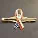  Tie Clip - Polish American Ribbon
