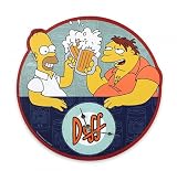 The Simpsons - Merchandise - Wall Clock (Homer & Barney) (Size: 12