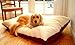 Medium 30x40 Rectangle Dog Pet Bed - Burgundy