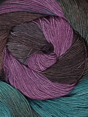 Queensland Llama Lace Hand Dyed 100% Llama Yarn (Color #02: Night Bloom)