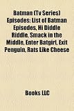 Batman (Tv Series) Episodes: List of Batman Episodes, Hi Diddle Riddle, Smack in the Middle, Enter Batgirl, Exit Penguin, Rats Like Cheese