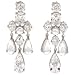 Sterling Silver Chandelier Cubic Zirconia Earrings by Charles Winston