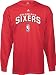 Philadelphia 76ers NBA Long Sleeve T Shirt By Adidas (M=40)