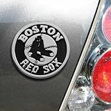 Boston Red Sox (Circle) Silver Car Emblem