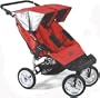 Baby Jogger City Double Stroller - Cherry Red