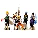 Lujex NARUTO Uzumaki Kakashi SASUKE PVC Figure Set Of 5 Pcs