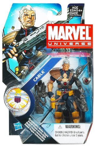 Marvel Universe 3 3/4 Inch Series 13 Action Figure Cable with Hope