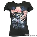 Kat Von D - Buckle Up Girls T-shirt in Black, Size: X-Large