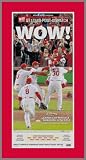 St. Louis Cardinals - StL Wow - World Series 2011 - Wood Mounted Newspaper Print