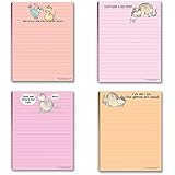 Funny Cat Theme Pads - 4 Assorted Kitty Note Pads