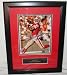 Jerry Rice Framed Autographed/Hand Signed San Francisco 49ers 8x10 Photo (Red Jersey Catching)