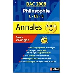 Philosophie L, ES, S : Sujets corrig�s