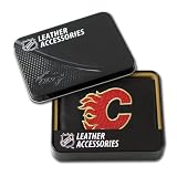 Calgary Flames Embroidered Bifold Wallet