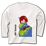 まいまいのどんくさいが28時間放送　ぱぴこＴシャツ 長袖Tシャツ(ホワイト) M
