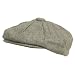 Wool Blend Newsboy Cap / Brown
