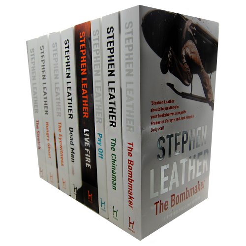 Stephen Leather A Dan Shepherd Mystery 8 Books Collection Pack Set RRP: £64.92 (Hungry Ghost, The Stretch, The Eyewitness, Dead Men, Live fire, PAY OFF, The Chinaman, The Bombmaker)