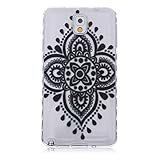 UNEXTATI Galaxy Note 3 対応 ケース 衝撃吸収 高品質 TPU ハード カバー 超薄型 液晶保護 脱着簡単 Samsung Galaxy Note3用 Cover (ブラック #