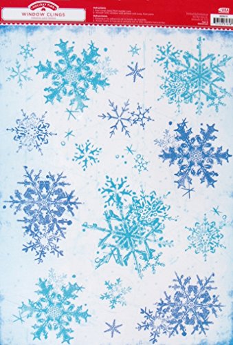 HOLIDAY TIMEChristmas Window Clings - Snow Flakes