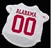 Officially Licensed by the NCAA - University of Alabama Dog Football Jersey - Small