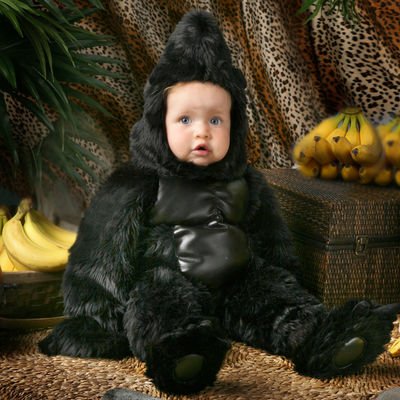 Gorilla Deluxe Toddler Costume Size 12-18 months